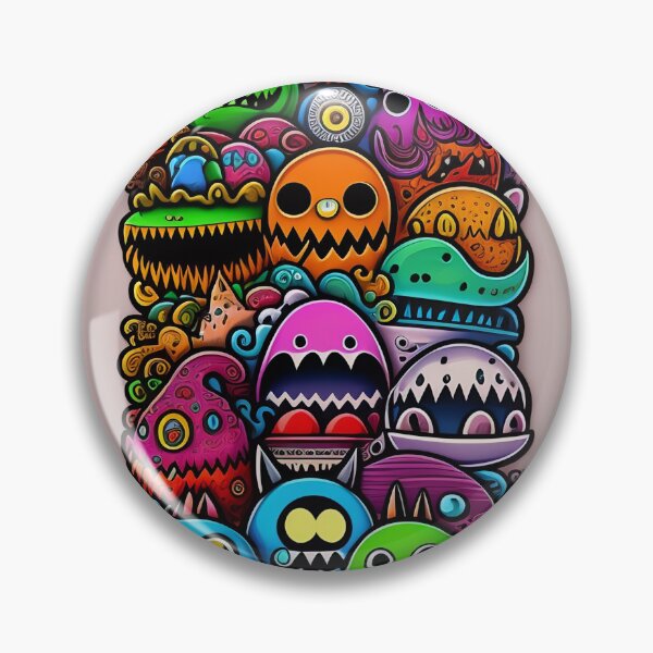 Item preview, Many Not Scary Monster 4 designed and sold by ChibiMavis.
