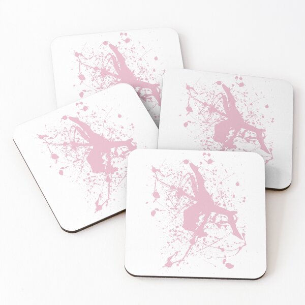 Item preview, Pink Paint Splatter Gymnastics designed and sold by ChiweenieHobbit.