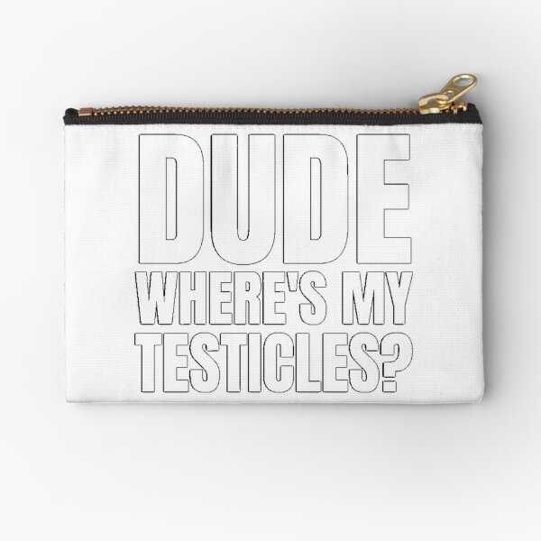 Scrotum Zipper Pouches for Sale Redbubble