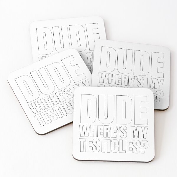 Item preview, Dude Where_s My Testicles, Testicle Amputee, Orchiectomy, Testicle Amputation, Neutering, Testicle(3) designed and sold by dongtroizi.
