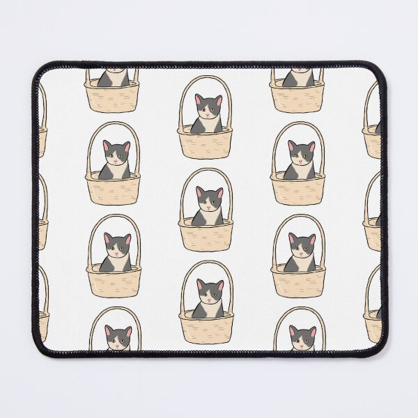 Item preview, CUTE CAT IN A BASKET  designed and sold by pinkysunflower.