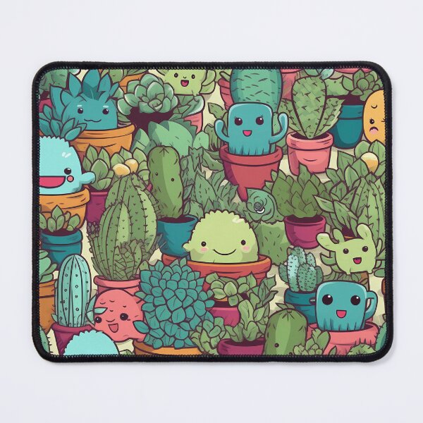 Item preview, Succulent Plants Stylized Illustration Pattern designed and sold by Thresh-prince.