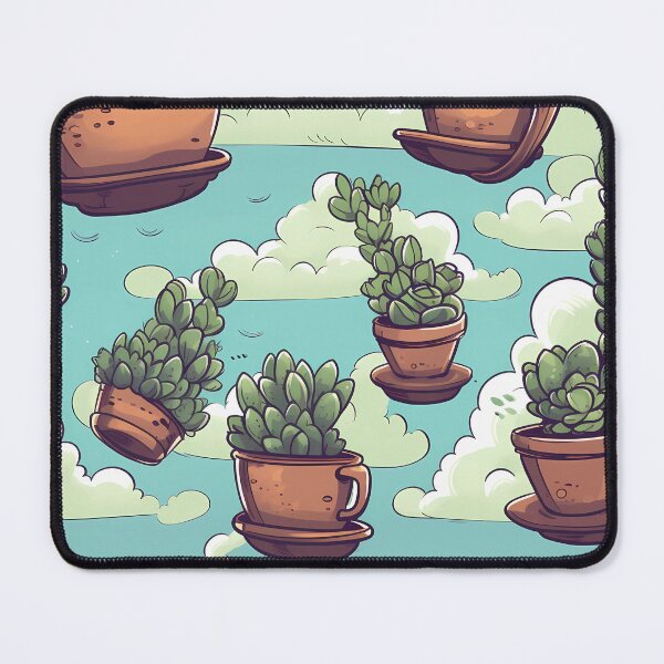 Item preview, Succulent Plants Stylized Illustration Pattern designed and sold by Thresh-prince.