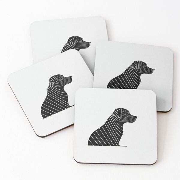 Artikelvorschau, Line-Art-Hundedesign entworfen und verkauft von Feluceo.