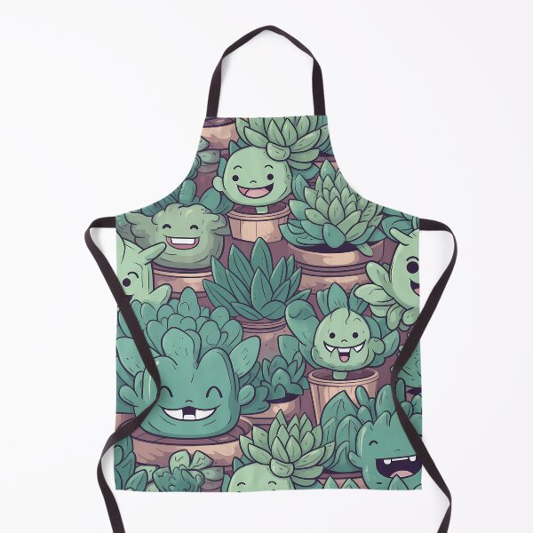 Item preview, Succulent Plants Stylized Illustration Pattern designed and sold by Thresh-prince.