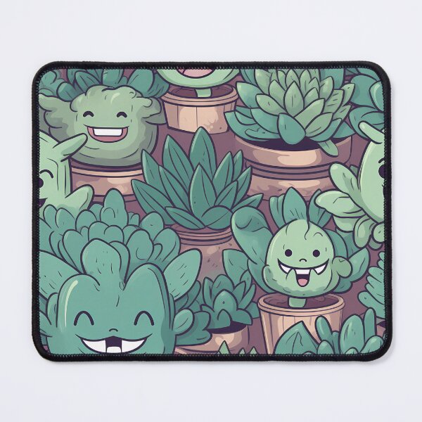 Item preview, Succulent Plants Stylized Illustration Pattern designed and sold by Thresh-prince.