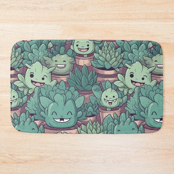 Item preview, Succulent Plants Stylized Illustration Pattern designed and sold by Thresh-prince.