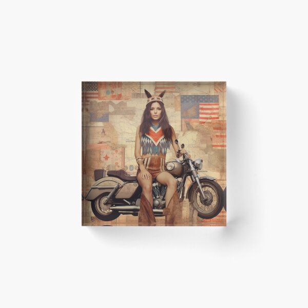 Item preview, America Beauty Retro Vintage Patchwork Collage Pattern of Americana designed and sold by BrandonArtWorld.
