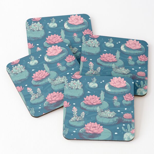 Item preview, Succulent Plants Stylized Illustration Pattern designed and sold by Thresh-prince.