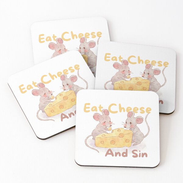 Item preview, Eat Cheese And Sin designed and sold by ChromaHeaven.