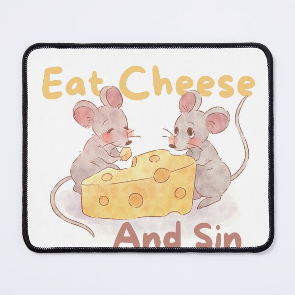 Item preview, Eat Cheese And Sin designed and sold by ChromaHeaven.
