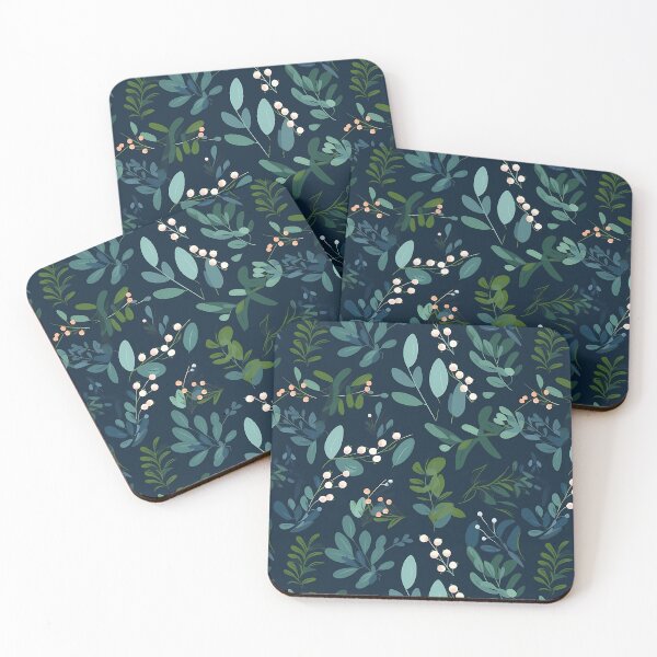Item preview, Baby's Breath, Eucalyptus, and Basil - Flora Pattern designed and sold by Tabble-Dabble.