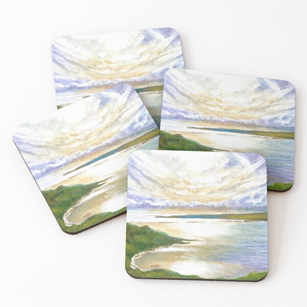 Item preview, Sunset Clouds over Currie Harbour, King Island designed and sold by Dai Wynn Fine Art.