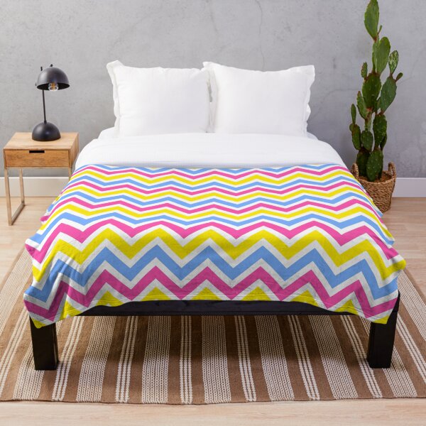 Item preview, Chevron Pattern. Blue pink yellow color designed and sold by Aetherier.