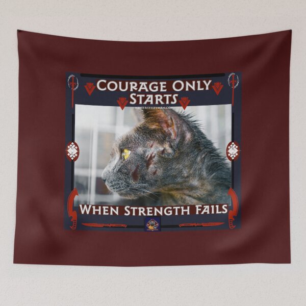 Item preview, Courage only starts when strength fails  designed and sold by Walter G. Esselman.