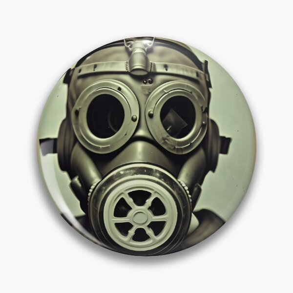 Item preview, Gas Mask - Tin Type designed and sold by ZenEverAI.