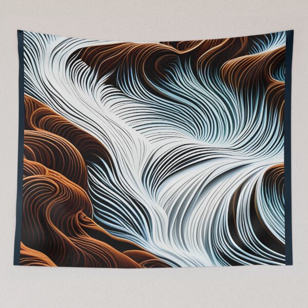 Item preview, The Abstract Sea geometric abstraction designed and sold by Glimmersmith.