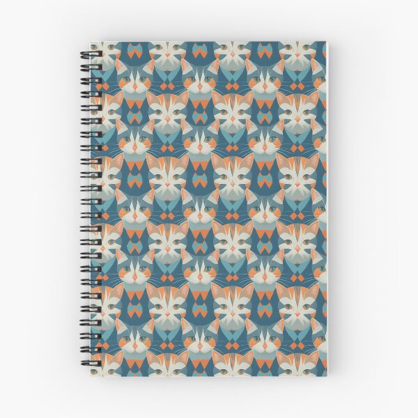 Artikelvorschau, Katzenmuster-Design, sanfte Farben. entworfen und verkauft von varodesign.