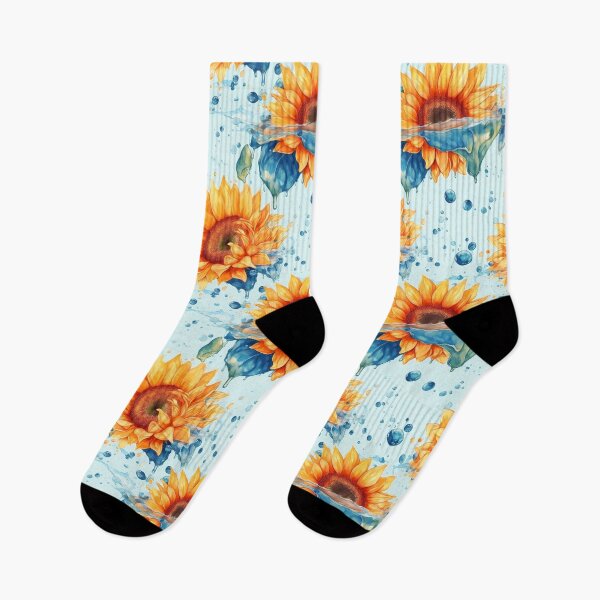 Item preview, Watercolor Sunflower Stylized Illustration Pattern designed and sold by Thresh-prince.