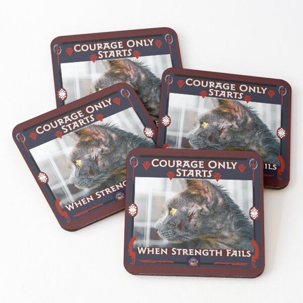 Item preview, Courage only starts when strength fails  designed and sold by Walter G. Esselman.