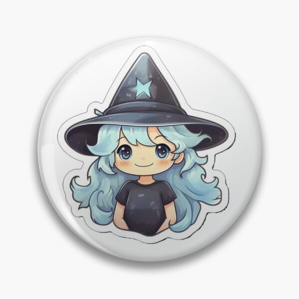 Item preview, Cute Anime Ocean Witch | White | Blue, Sea, Water designed and sold by FantasySoul.