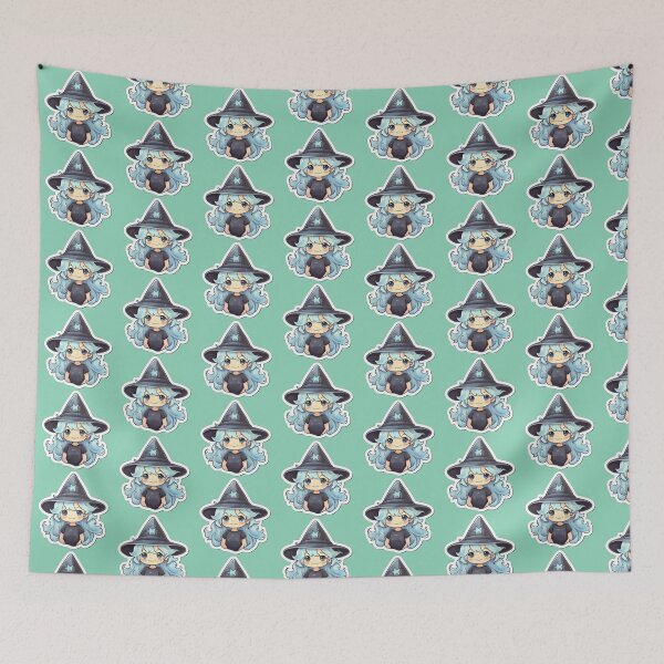 Item preview, Cute Anime Ocean Witch | Teal | Blue, Sea, Water designed and sold by FantasySoul.