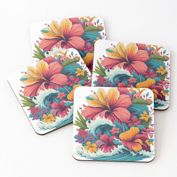Item preview, Summer Patterns with Flamingos and Pineapples designed and sold by Adapatterns.
