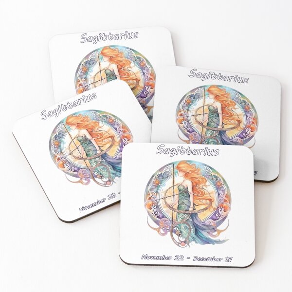 Item preview, abstract fantasy zodiac sign sagittarius designed and sold by Picture-Art.