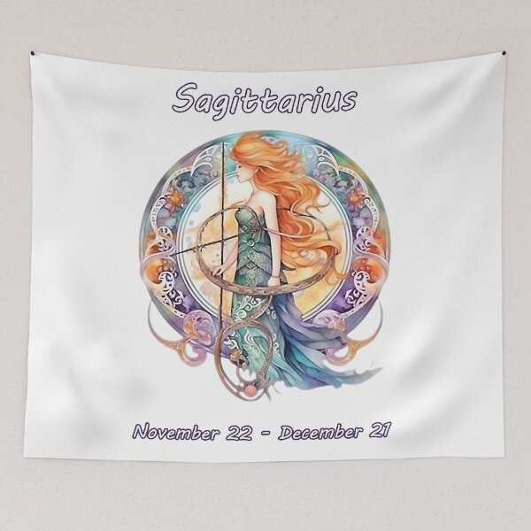 Item preview, abstract fantasy zodiac sign sagittarius designed and sold by Picture-Art.