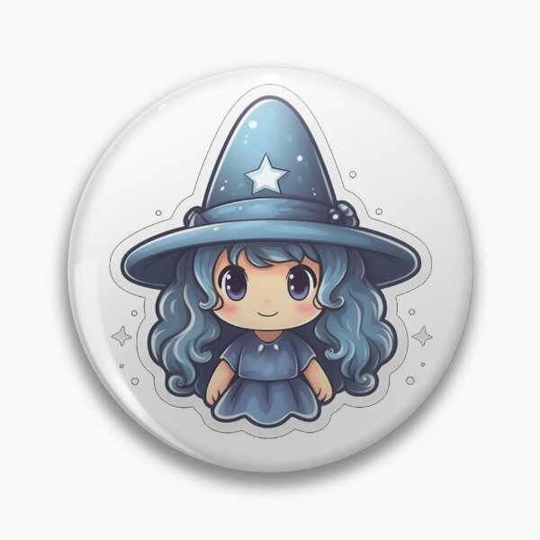 Item preview, Cute Cartoon Ocean Witch | White | Blue, Sea, Water designed and sold by FantasySoul.