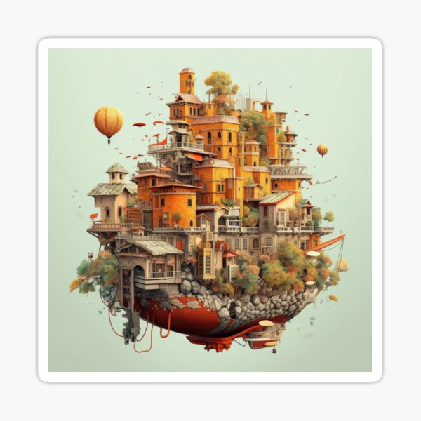 Item preview,  Floating Island designed and sold by ClickAndInk.