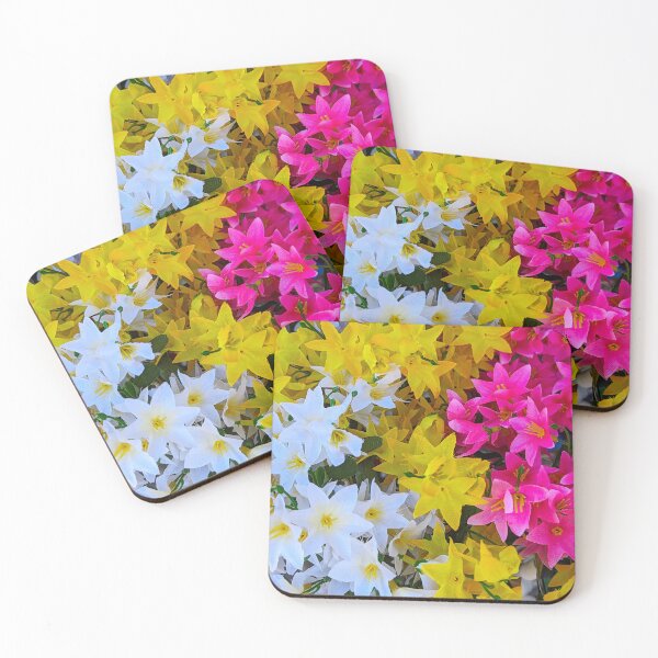 Item preview, Synthetic Flowers White Yellow Pink designed and sold by SanArtcisco.