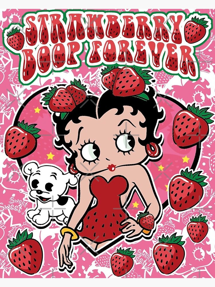 Betty Boop 10 Personalised Birthday Party Invitations