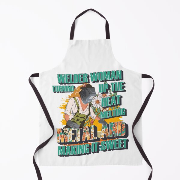 Item preview, Welder woman turning up the heat melting metal and making it sweet designed and sold by HomeCoquette.