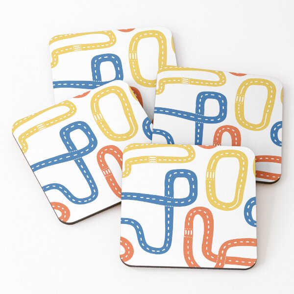 Item preview, Cars Tracks Kids Patterns designed and sold by Tofun.