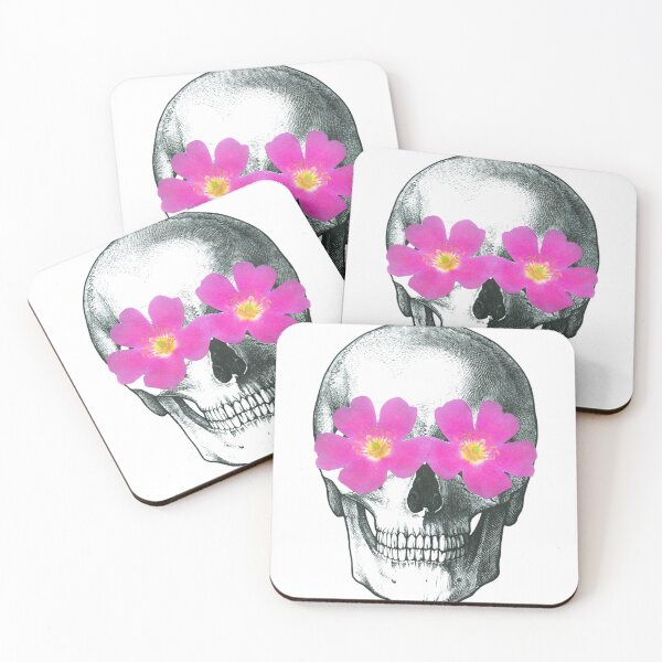 Item preview, Flowering skull designed and sold by Fashionistalowe.