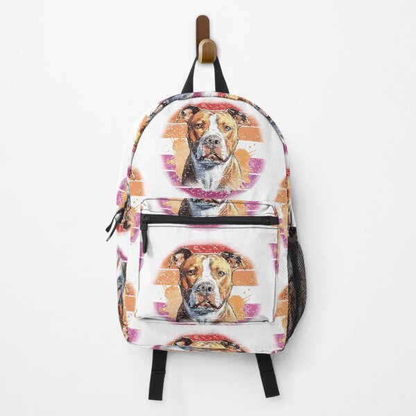 Item preview, A Vintage PitBull Design In The Colors of The Lesbian Pride Flag - Diversity and Inclusion designed and sold by GVRDesign.