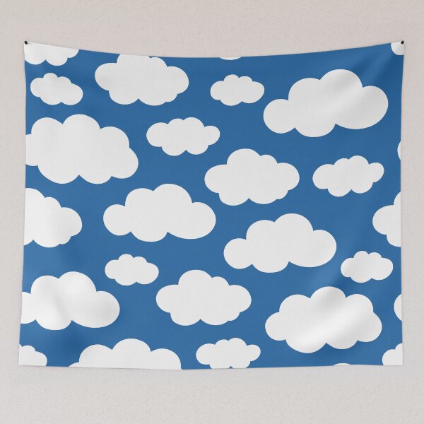 Item preview, Clear Blue Sky Clouds Kids Patterns designed and sold by Tofun.