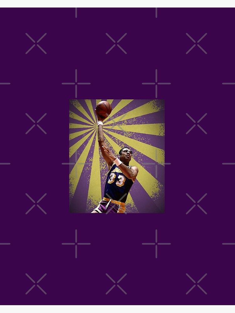 Kareem Abdul-Jabbar on X: KAJ 33 Purple Lakers T-Shirt