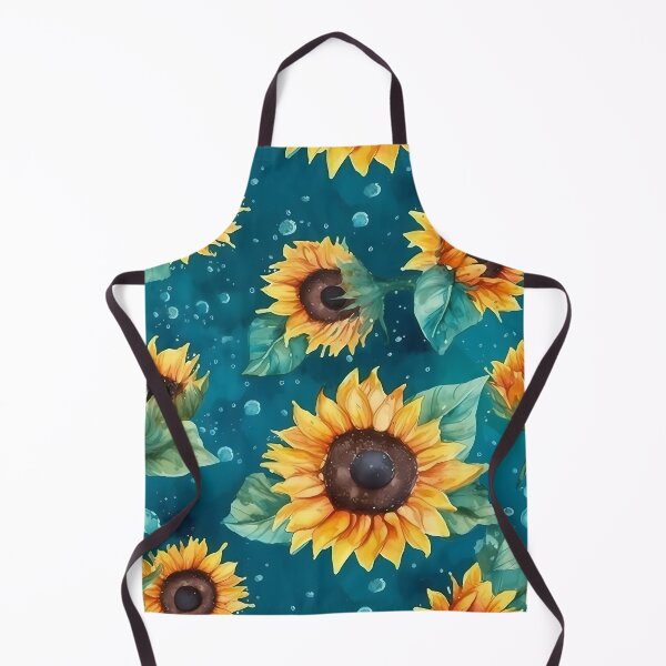 Item preview, Watercolor Sunflower Stylized Illustration Pattern designed and sold by Thresh-prince.