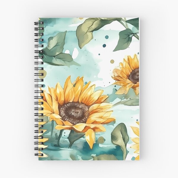 Item preview, Watercolor Sunflower Stylized Illustration Pattern designed and sold by Thresh-prince.