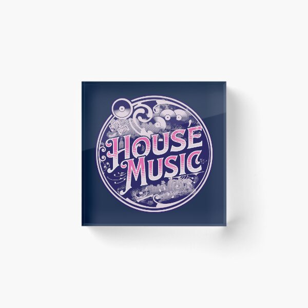 Item preview, HOUSE MUSIC  - Circa Old School (pink)  designed and sold by Discothreadz.