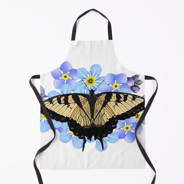 Item preview, Swallowtail Butterfly On Blue Flowers designed and sold by Heathermarie321.
