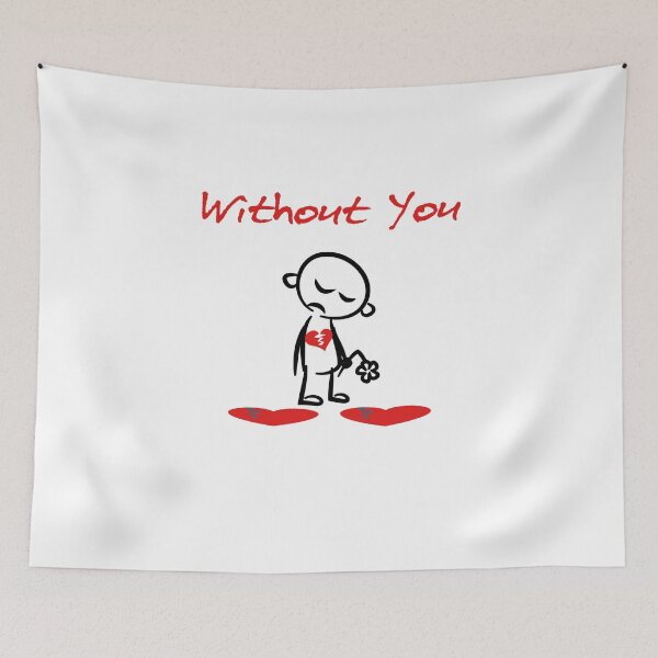Item preview, Without You Broken Heart Valentine Color designed and sold by TinyStarAmerica.
