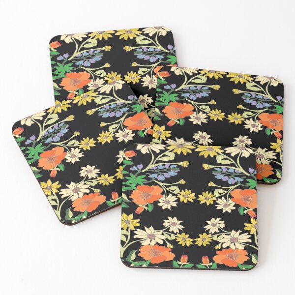 Item preview, Flower Flow and Vine Design (Black) designed and sold by ClubCreativeArt.