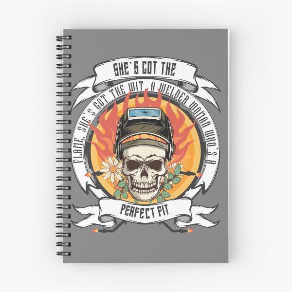 Item preview, Shes got the flame shes got the wit a welder woman whos a perfect fit designed and sold by HomeCoquette.