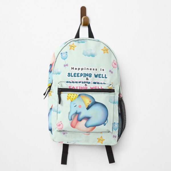 Item preview, Elephant happiness is SLEEPING WELL, EATING WELL designed and sold by sisidea.