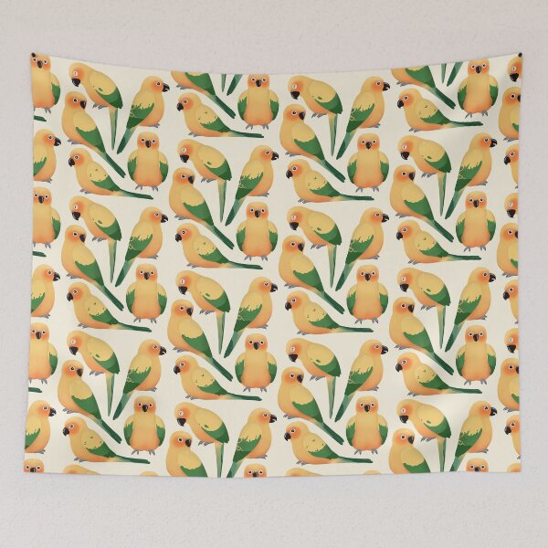 Item preview, Sun Conure Parakeet Bird designed and sold by BundaBear.
