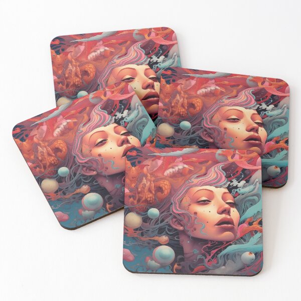 Item preview, Dreamscape - Stunning Surreal Woman designed and sold by Spiralysis.