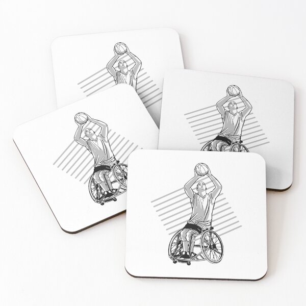 Item preview, Wheelchair basketball player designed and sold by JanooFactory.